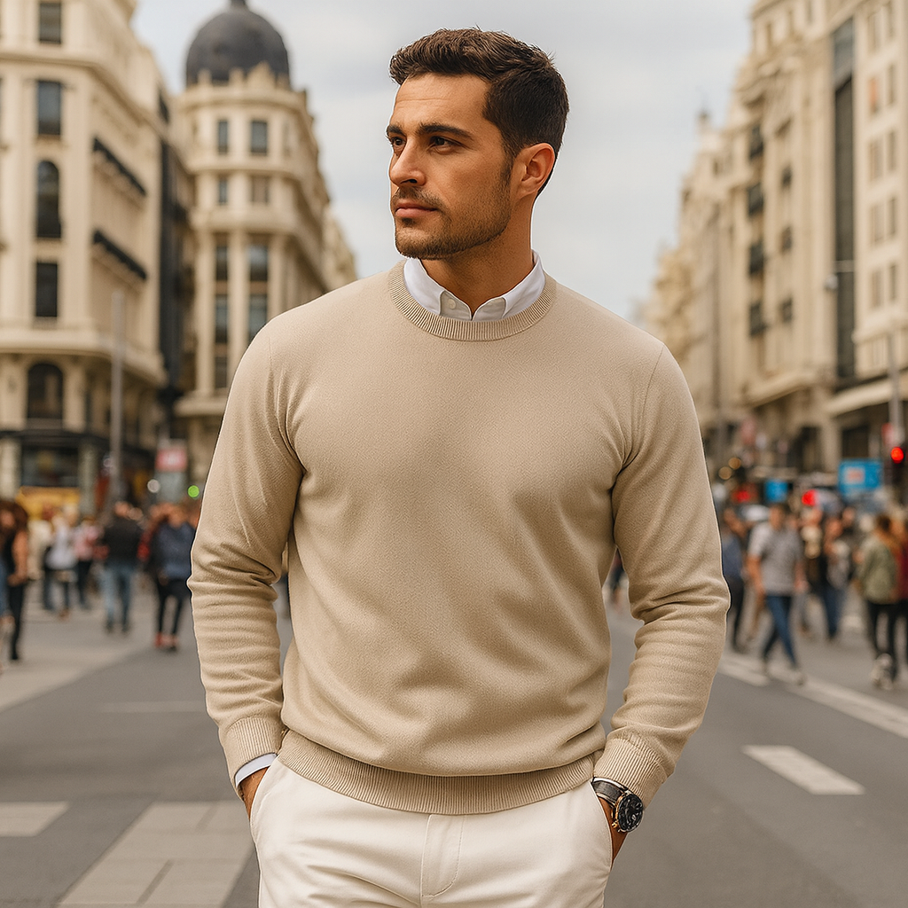 Rome | Jersey de cuello redondo para hombre